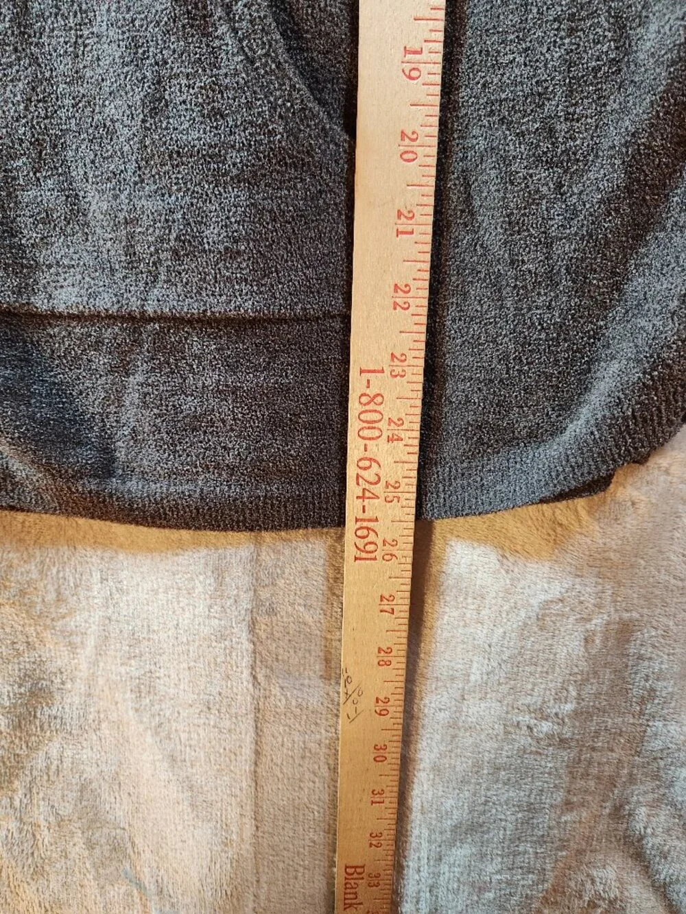 Barefoot Dreams CozyChic Ultralite Raglan Pullover Large Gray
